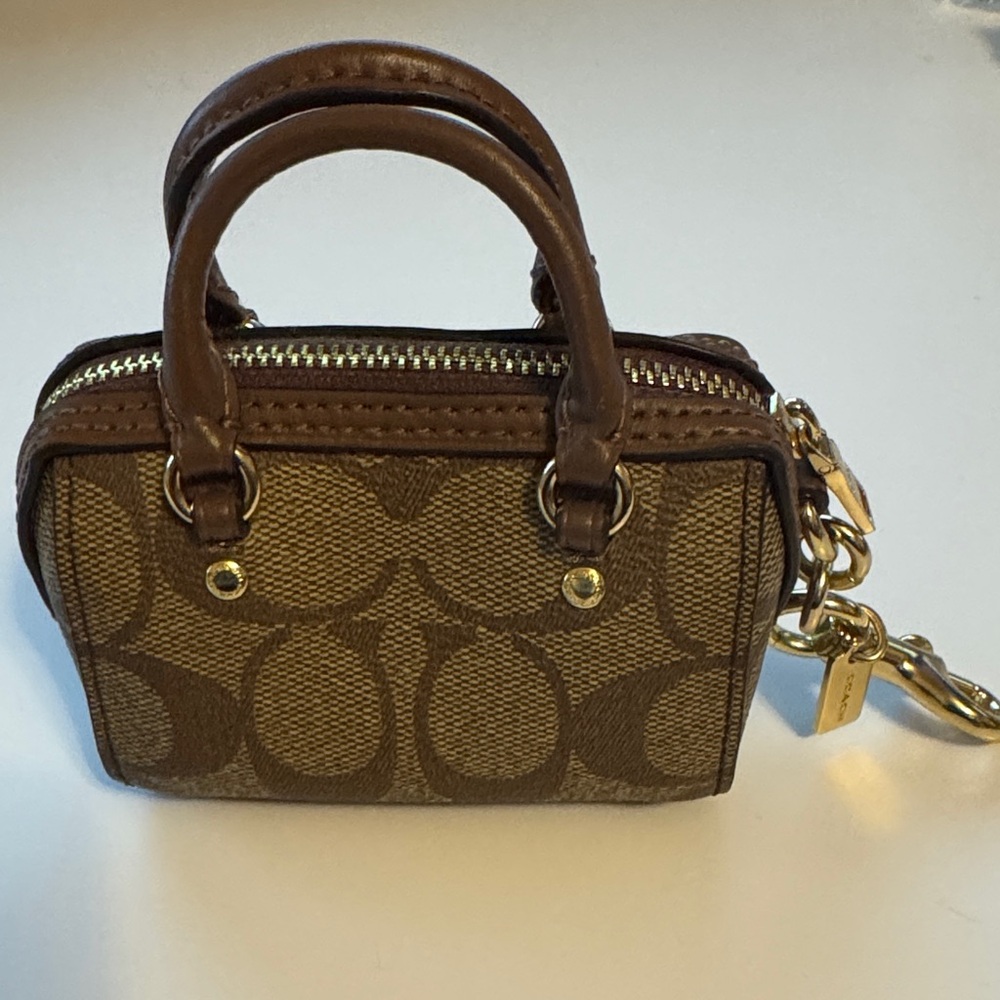 Coach Mini Rowan Satchel Bag Charm - Picture 3 of 5
